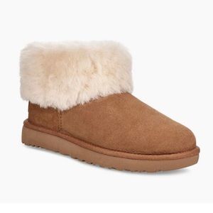 SOLD UGG | Classic Mini Fluff Chestnut Boots